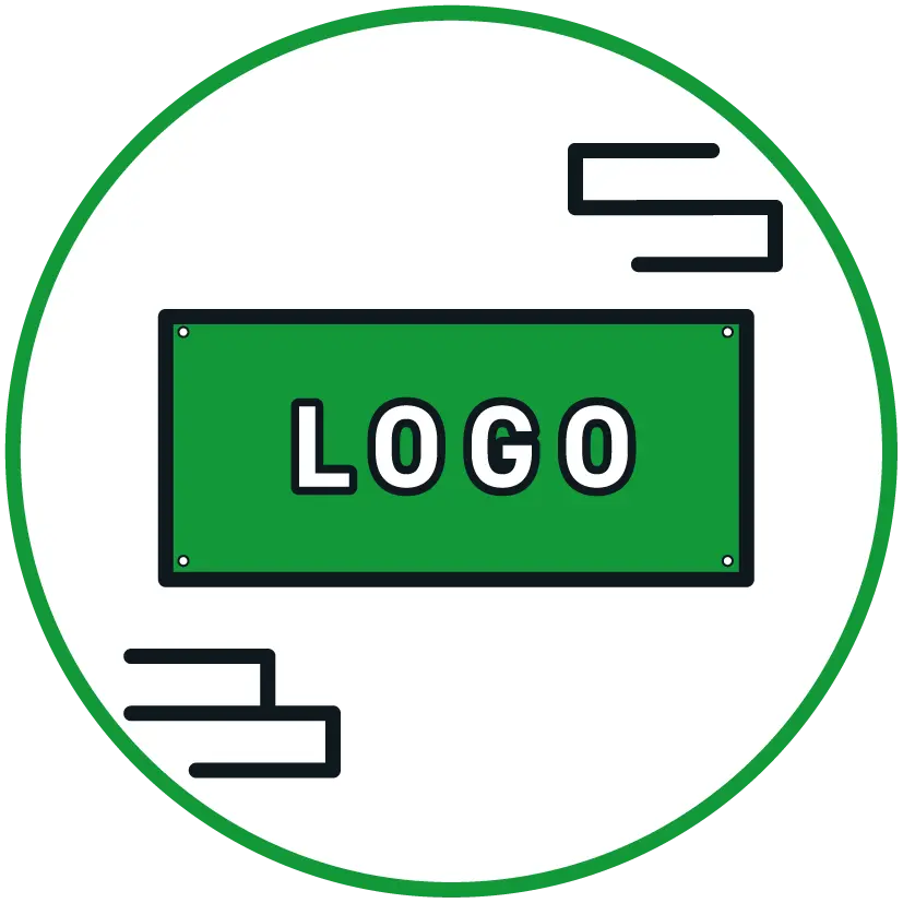 Bedrukte panelen Icon Opticom